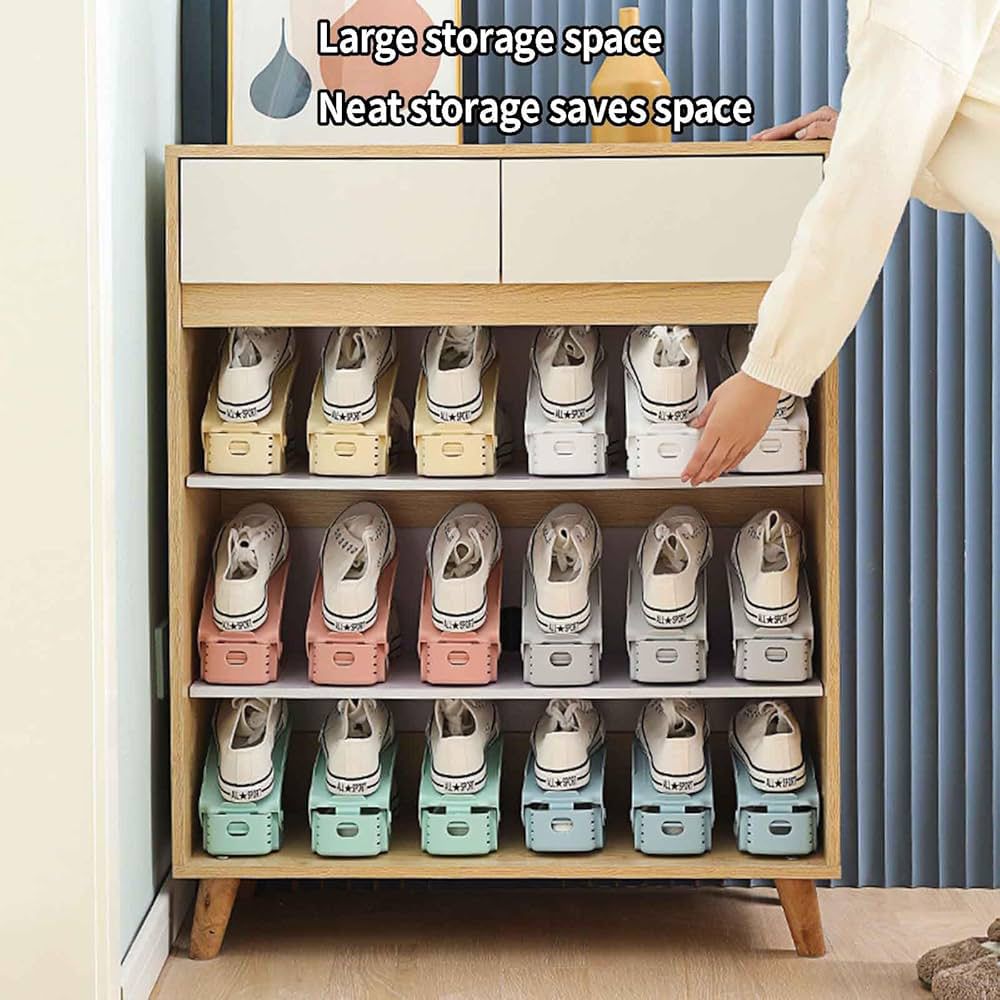 Double Layers Adjustable Shoe Rack (Premium Quality)