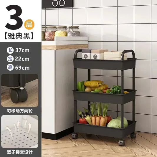 3 Tier Versatile Storage Shelf (Black)