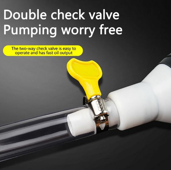 Multifunction Liquid Sucker, Liquid Fuel Transfer Siphon Pump Oil Pump Manual Fuel Transfer Pump Gasoline S Hose