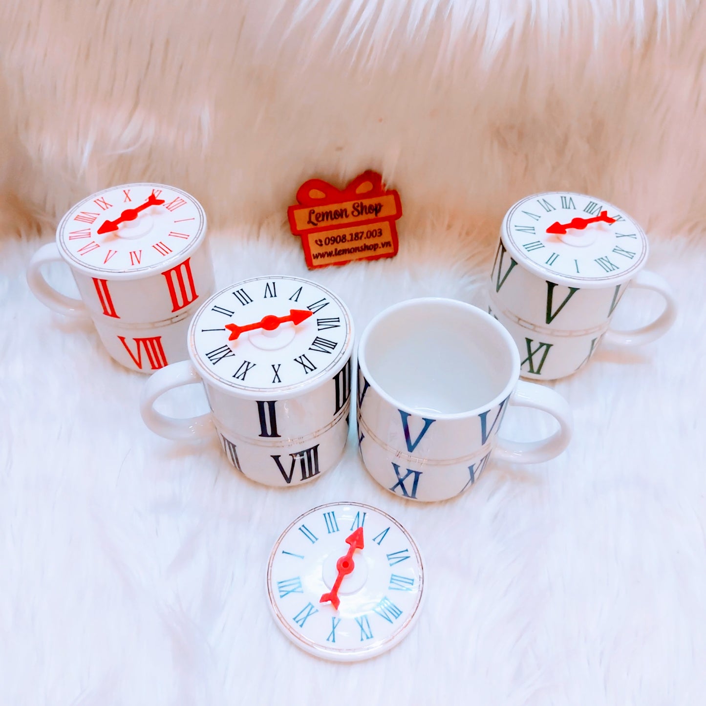 Clock Style Ceramic Cup