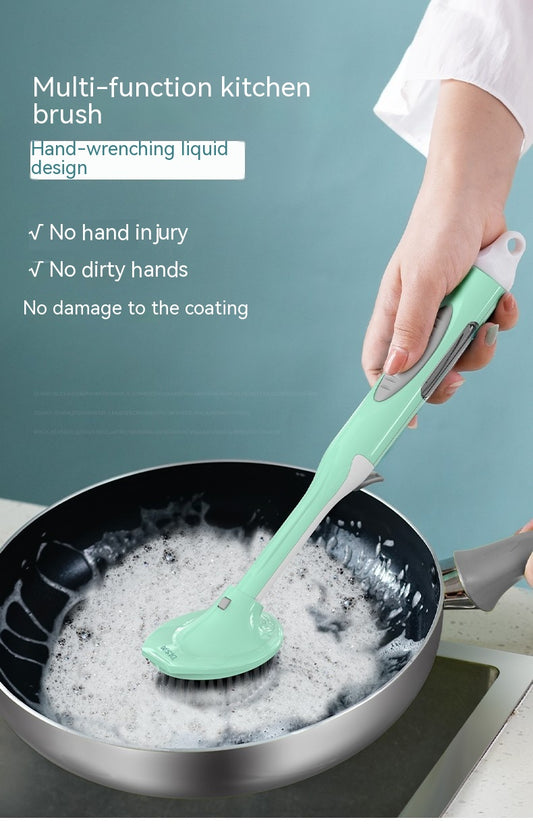 Long Handle Liquid Storage Pot Brush