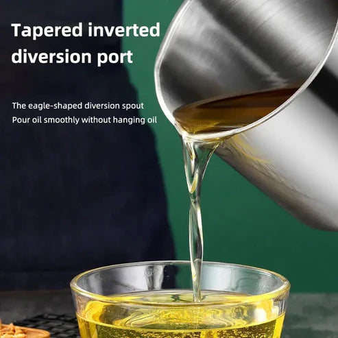 Oil Strainer Pot Grease Can Stainless Steel