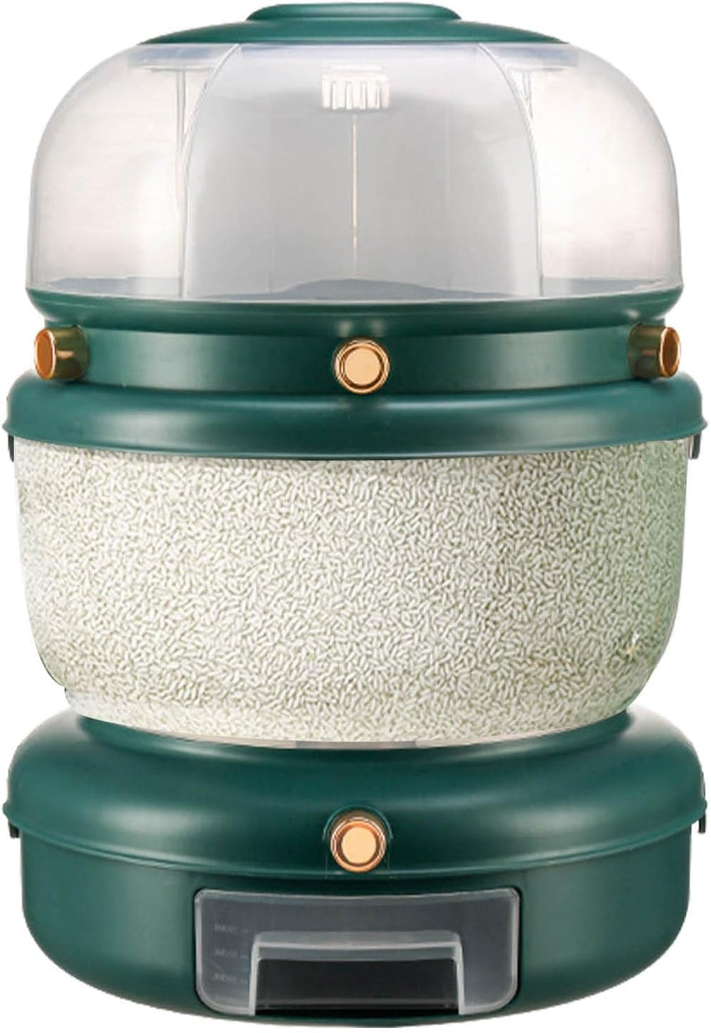 Rotatable Rice Dispenser - Rice Storage Container, Household Grain Dispenser Bucket