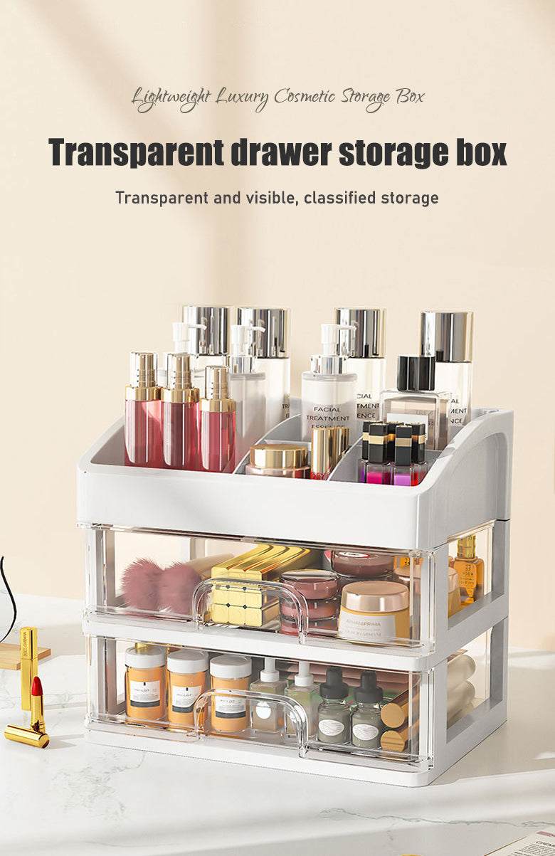 Stylist Multilayer Transparent Cosmetics Organizer