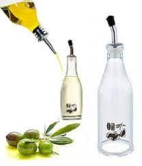 Acrylic Condiment Kitchen Oil Bottle With Metal Nozzle 800ml