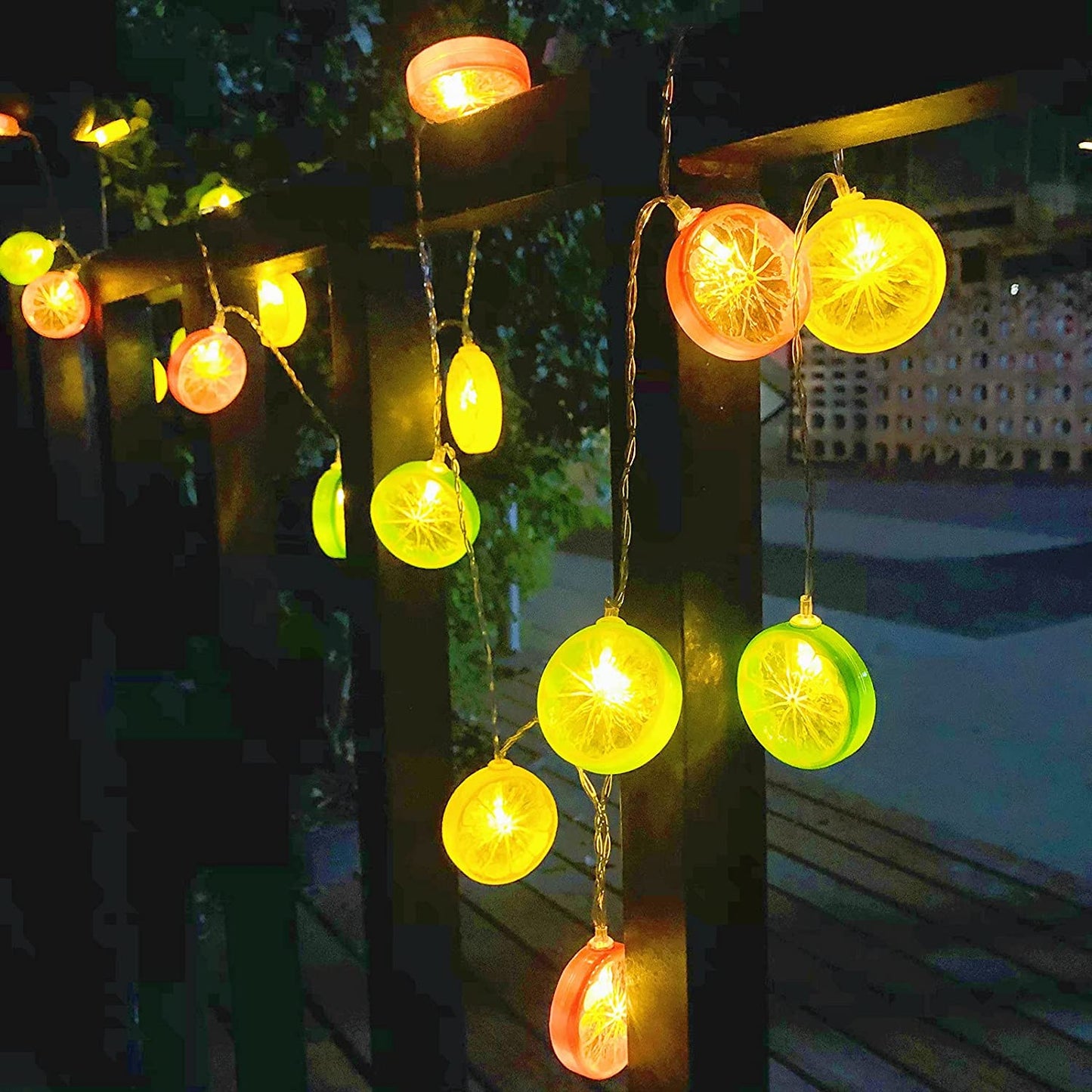 Lemon Orange Fruit Fairy Light USB+Cell Operated
