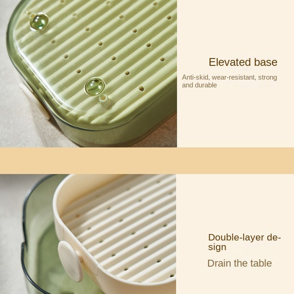 Double Layers Design Soap Dish