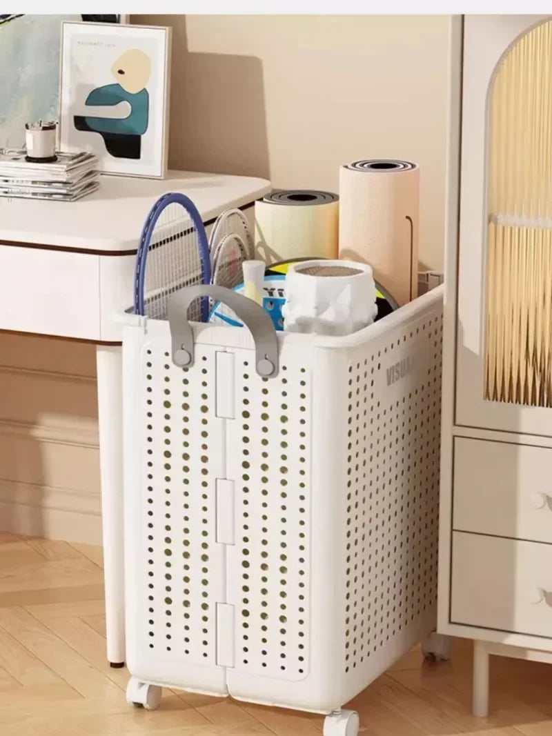 Dirty Clothes Storage Basket Large Capacity Bathroom Laundry Basket (Premium Quality)