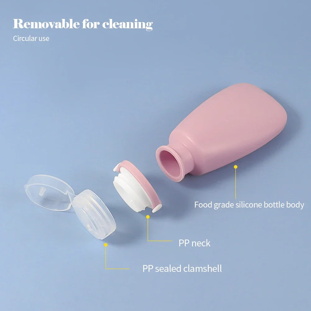 60ml Travel Silicone Liquid Soap Bottle