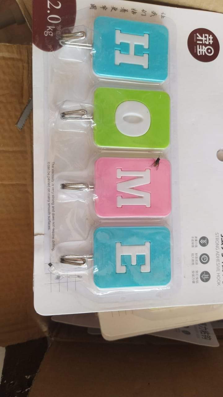 Self Adhesive Premium Home Keys Holder for Wall 4 Hooks