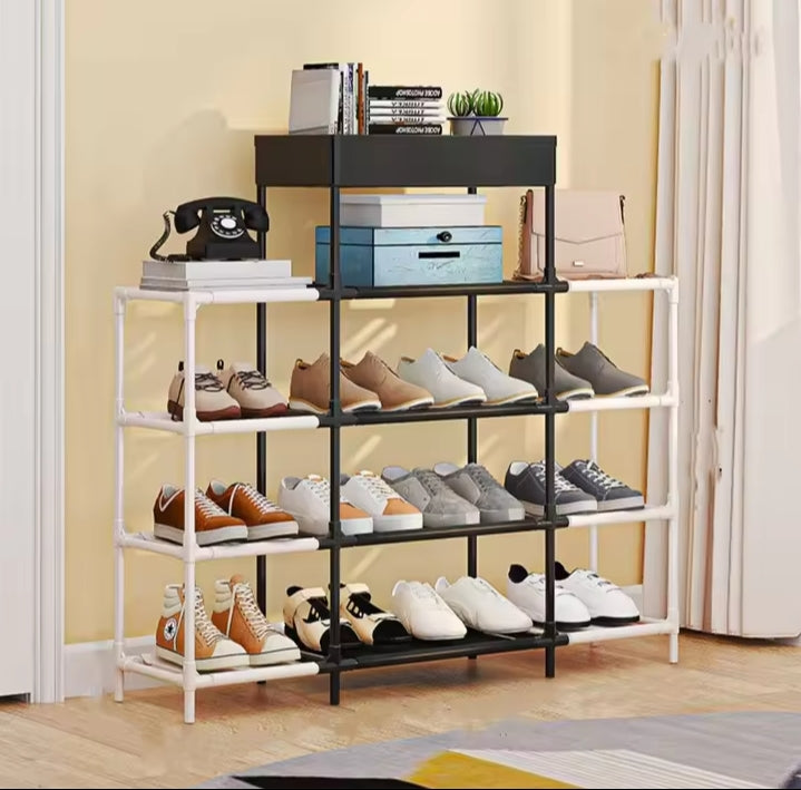 Dual Color Multifunctional Storage Shoe Rack (Premium Quality)