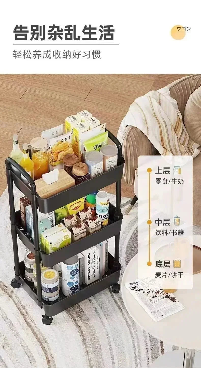 3 Tier Versatile Storage Shelf (Black)