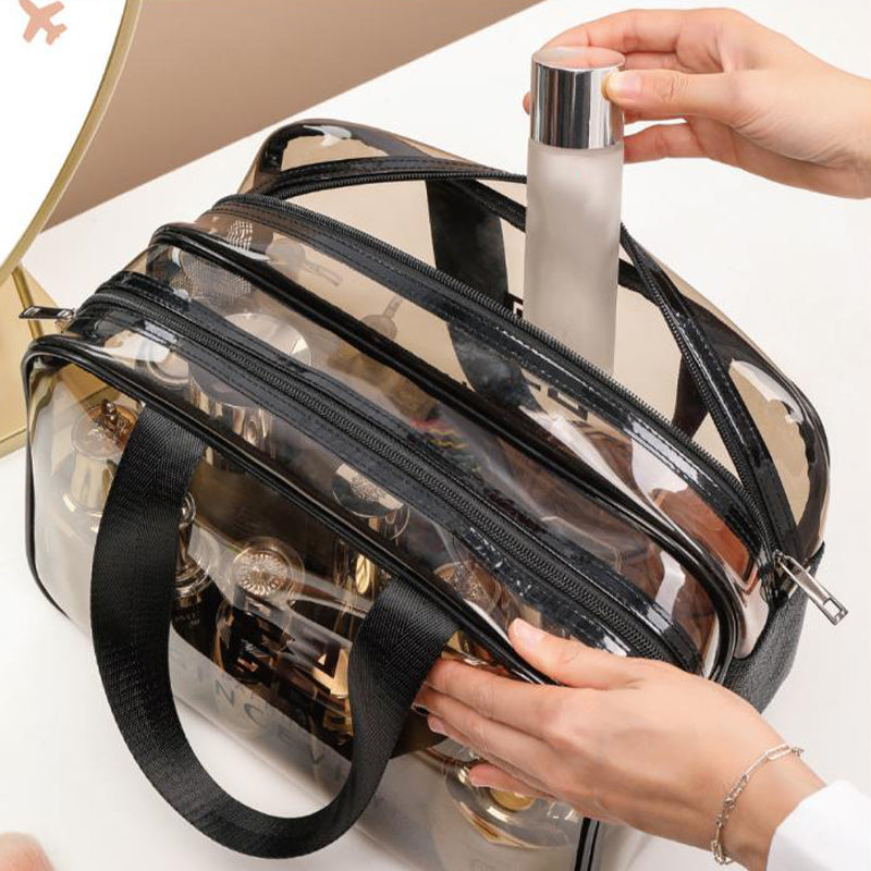 Double Layer Waterproof Cosmetics Bag