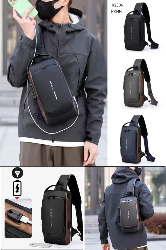Multifunction Travel Bag Password Lock And USB Charging (Premium Quality)
