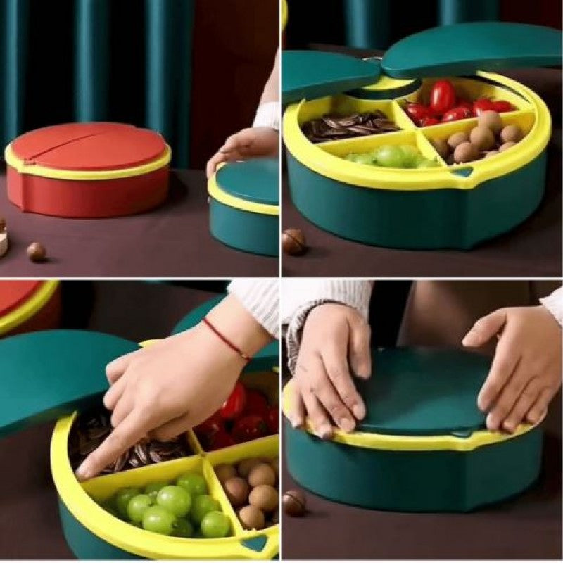 4 Partition Dry Fruit Storage Box