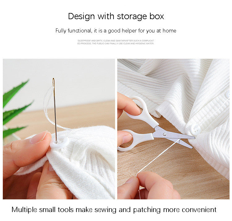 Nordic Style Double Layer Sewing Kit Box