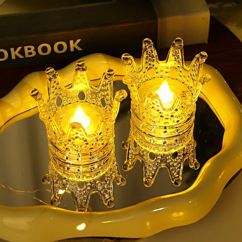Stylish Crown Shaped Candle Light (Premium Quality)