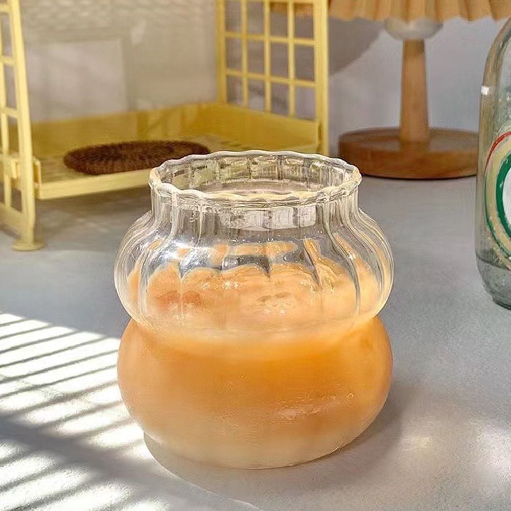 Juice Cup with wooden lid & Straw