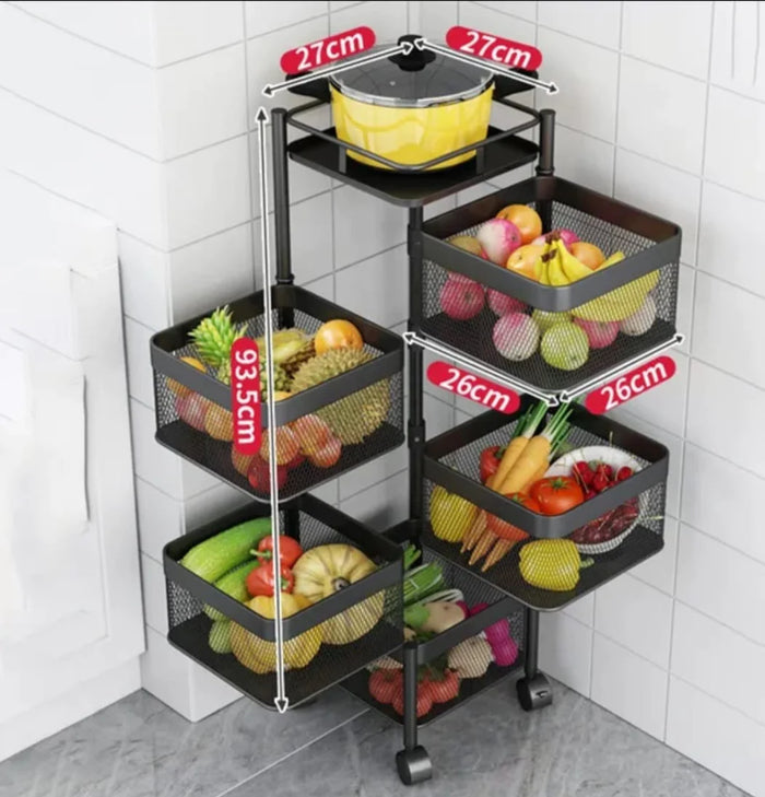 Square Metal Trolley(Superior Quality)