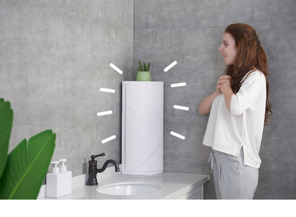 Creative Rotating Bathroom Storage Cabinet (Premium Quality)