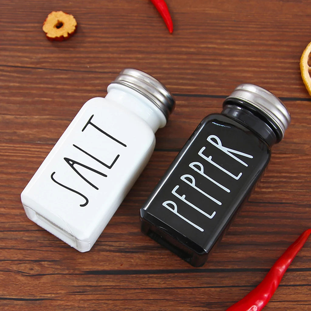 Glass Salt & Pepper Shakers (Pair)