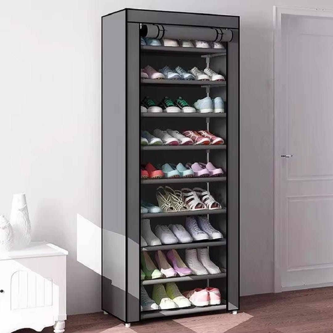 Shoe Rack Organizer Dustproof Shoe Cabinet Multi-Layer