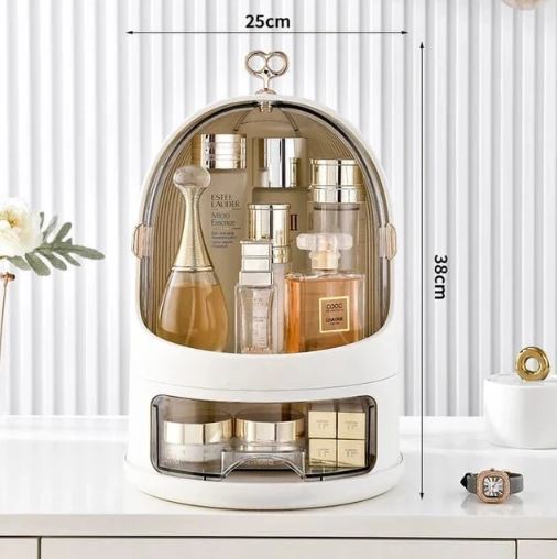 Makeup Storage Organizer, Makeup Holder Organizer, 360° Rotating Makeup Organizer