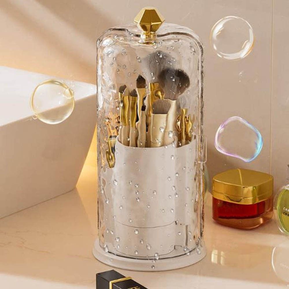 Makeup Brush Storage Box With Transparent Lid (Premium Quality)