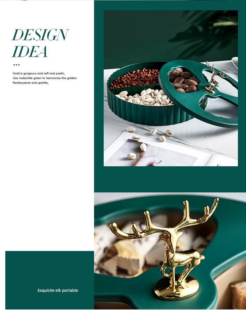 Double-Layers Nordic Style Dried Fruit Box (Premium Quality)