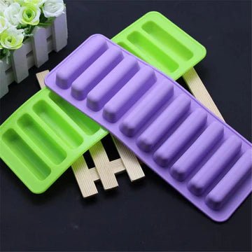 long Silicone Ice Cube Tray