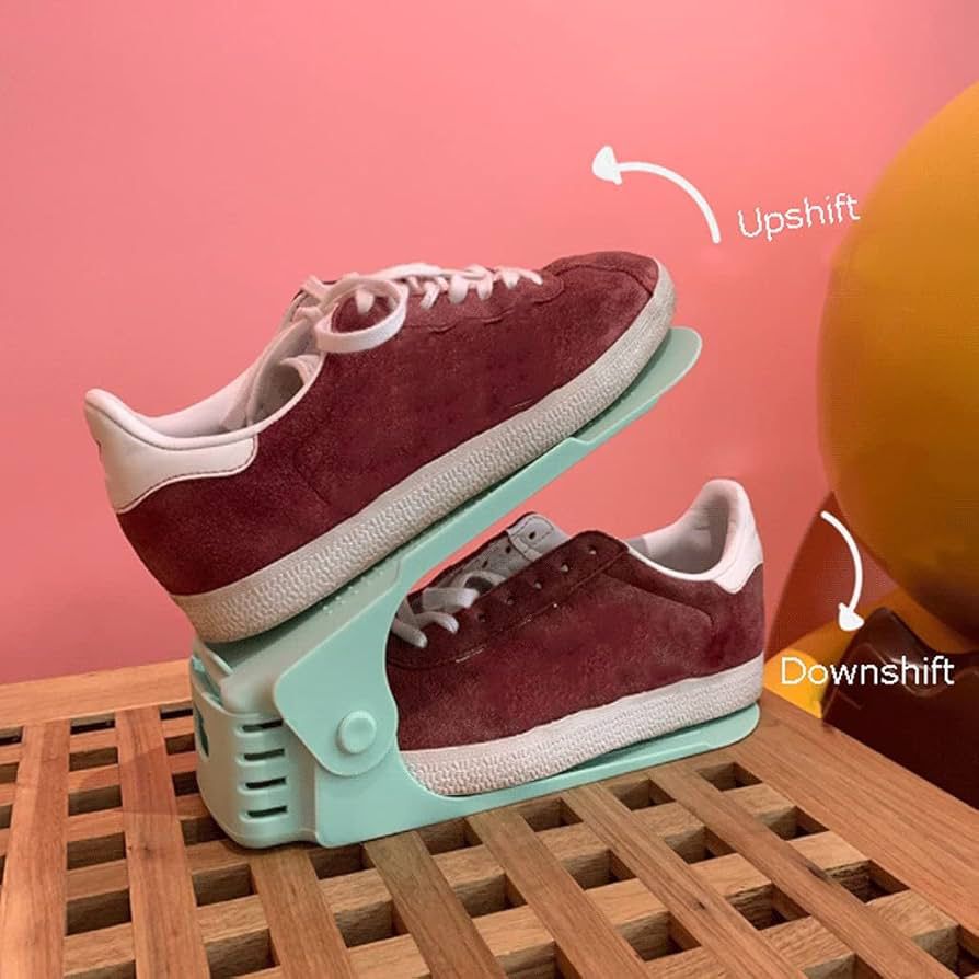 Double Layers Adjustable Shoe Rack (Premium Quality)