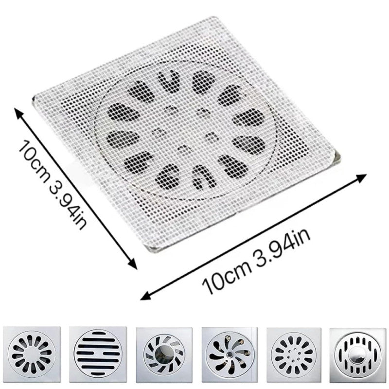 Pack Of 10) Disposable Floor Drain Sticker