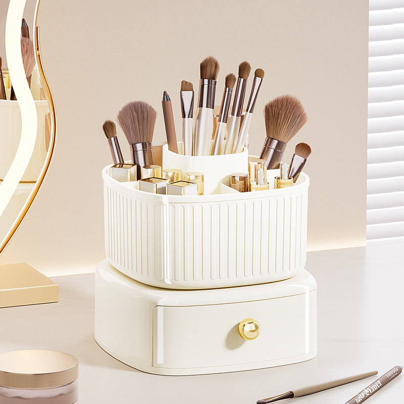 Luxury 360°Rotating Brush Holder With Single Draw (Premium Quality)