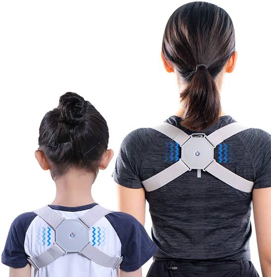 Smart Posture Corrector With Intelligent Sensor Vibration Reminder Adjustable Back Brace Support