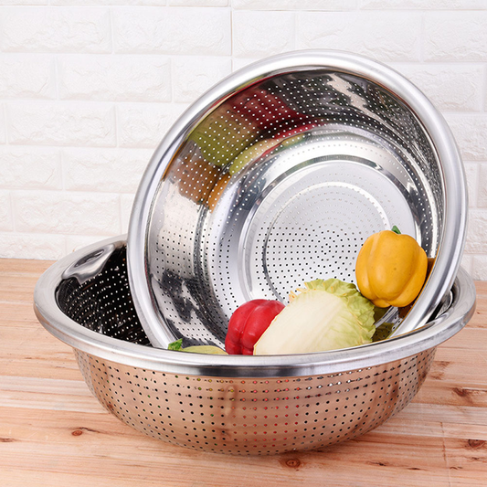 Drain Stainless Steel Washing Sieve Basket (Premium Quality)