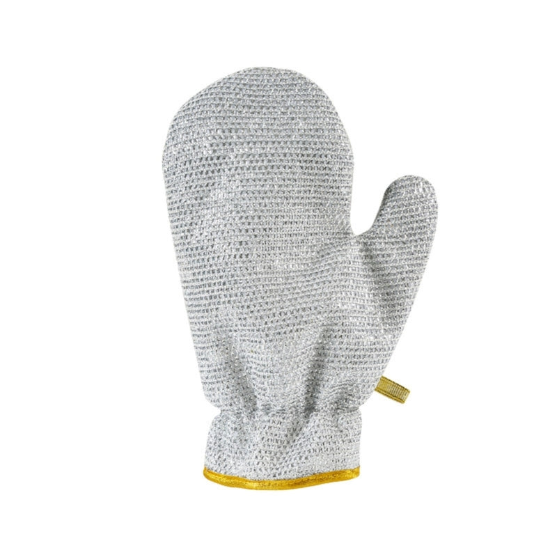 Double Sided Silver Wire Dishwashing Gloves 2 Pcs