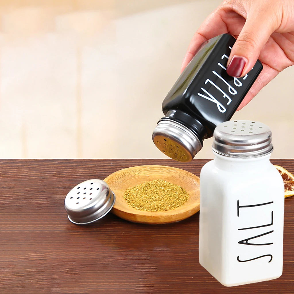 Glass Salt & Pepper Shakers (Pair)