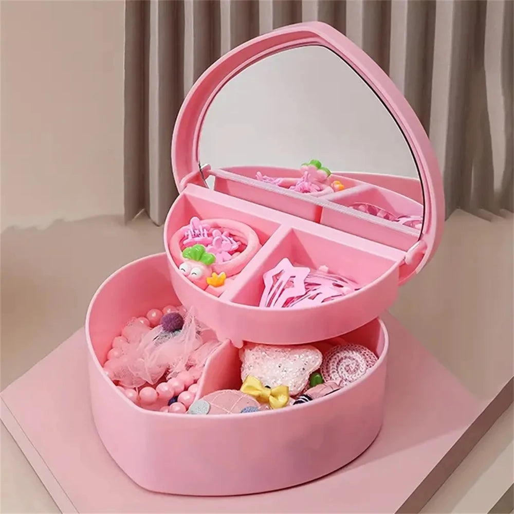 1Pcs Heart Jewelry Box