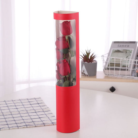 LED Rose Flower Bucket