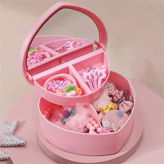 1Pcs Heart Jewelry Box