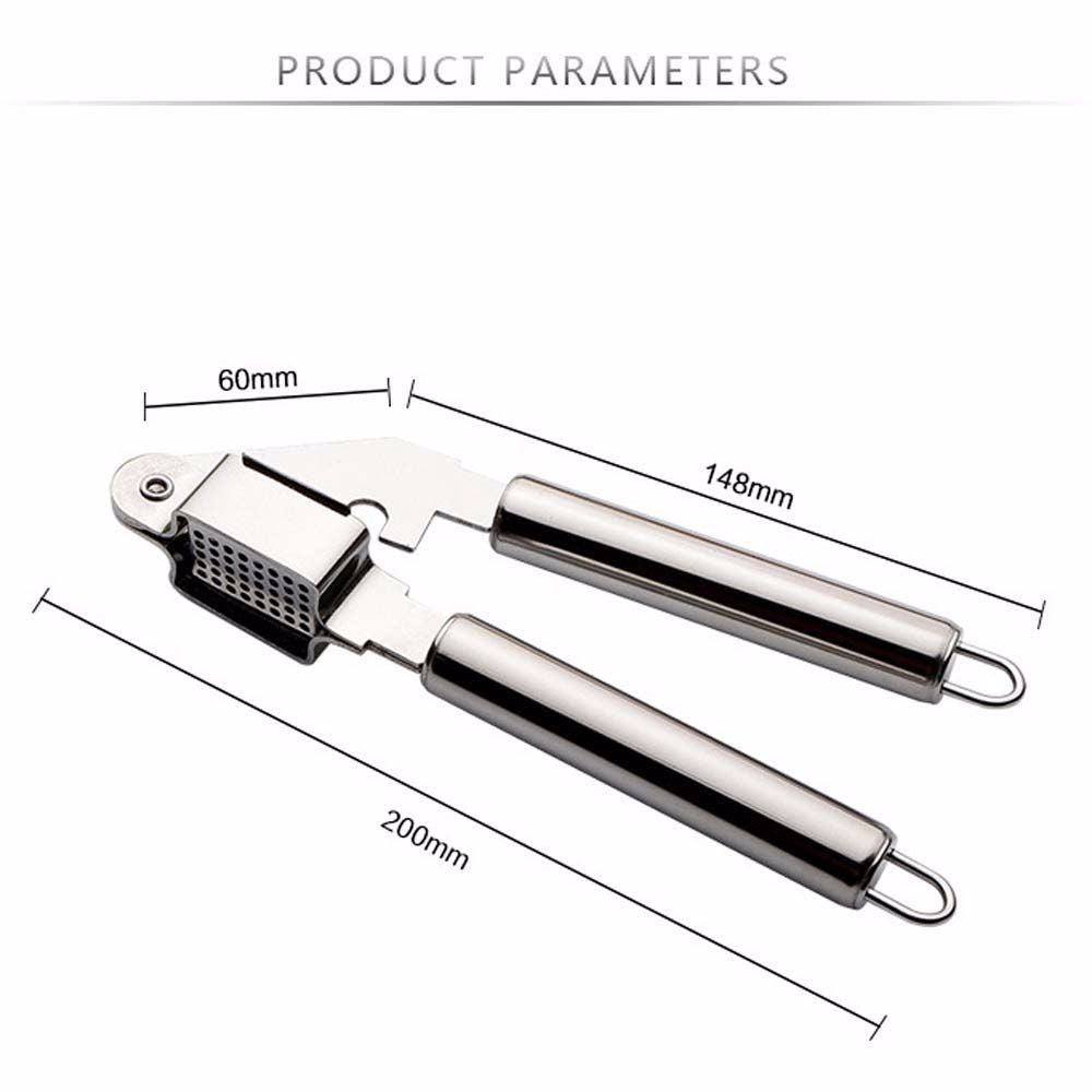 Stainless Steel Garlic Presser