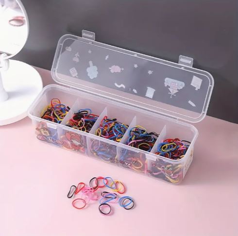 1pcs Household Hair Accessories Storage Box, Five Compartment Storage Box For Storing