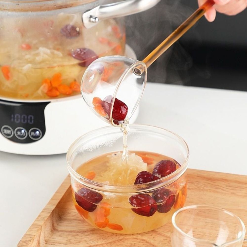 Heat Resistant Glass Tarka Spoon
