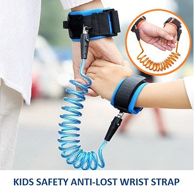 Baby Child Anti Lost Wrist Link Safety Harness Strap Rope, Wristband For Toddlers, Kids Loss