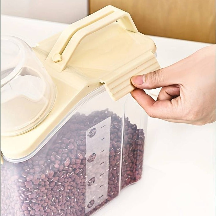 Transparent Rice Storage Box Kitchen Sealed Food Container(Premium Quality)