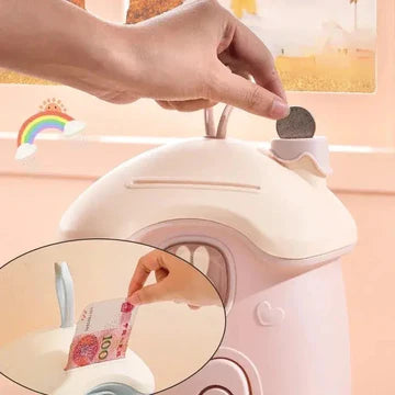 Mushroom Money Banking Toy, Kid Money Saving Box, Paper Note And Coin Saving Box