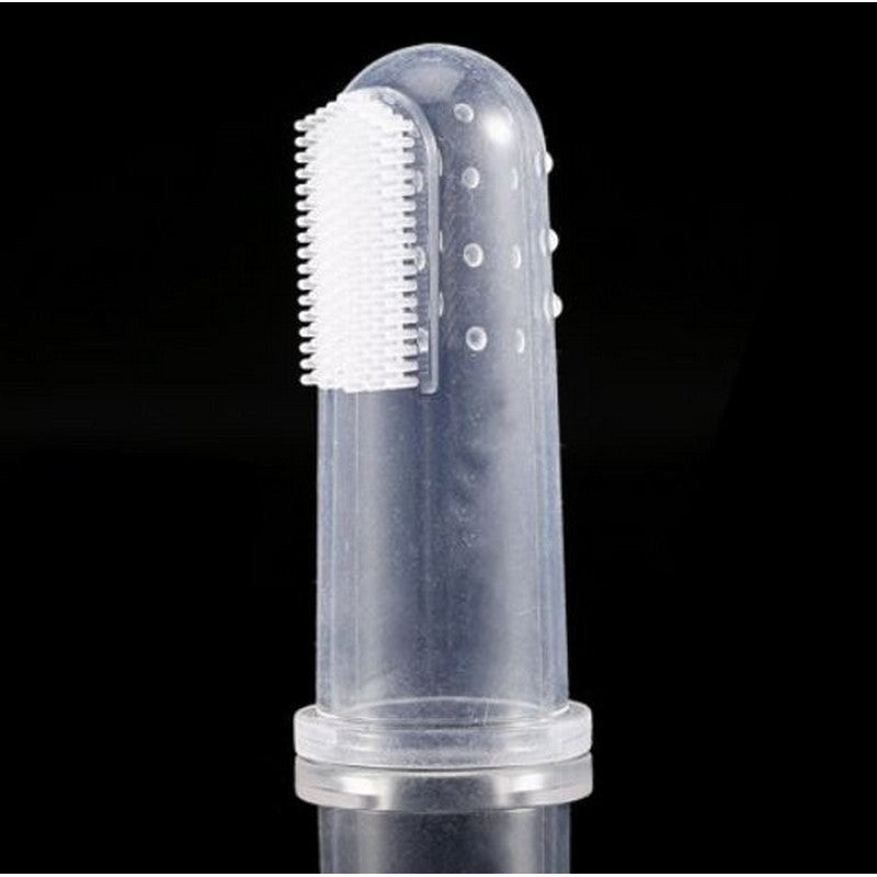 Baby Kids Silicone Finger Toothbrush Soft Safe Baby Teether - Silicone Toothbrush Teeth Rubber