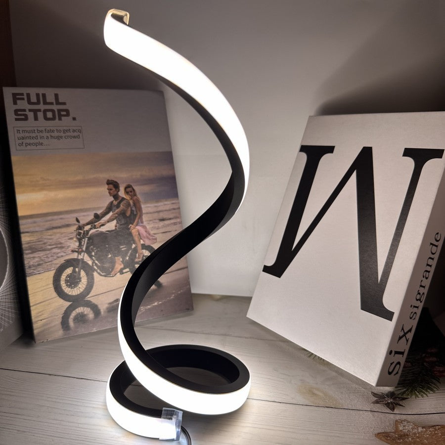 Spiral Style Modern LED Lamp (Premium Quality)