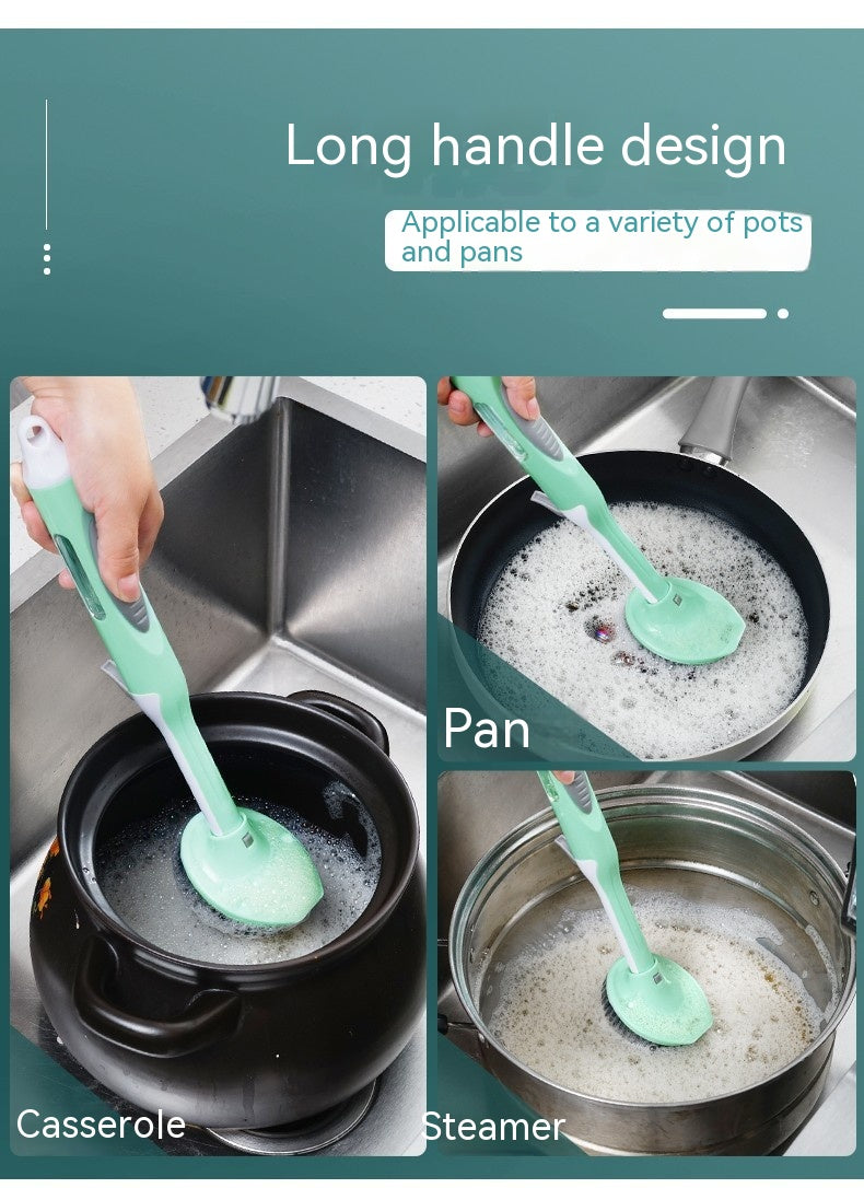Long Handle Liquid Storage Pot Brush