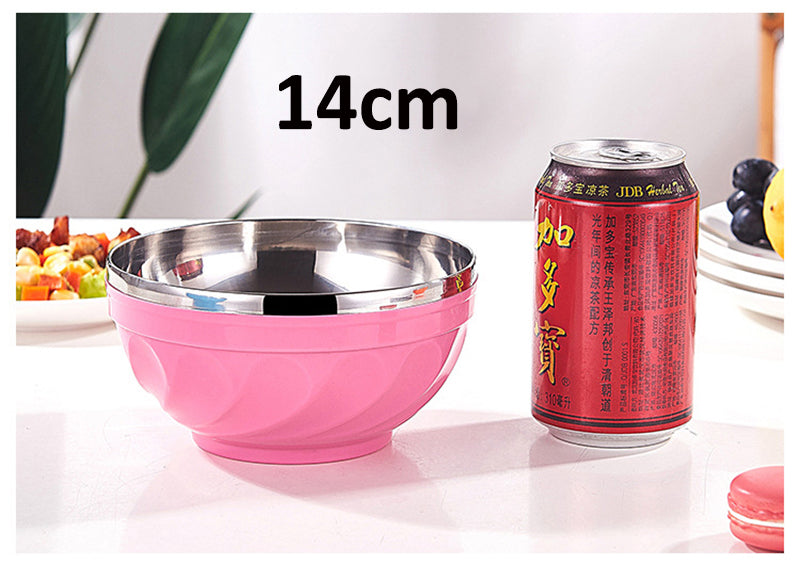 Double-Layers Stainless Steel Bowl (Premium Quality)